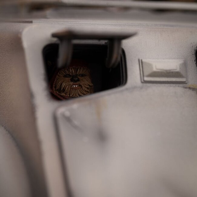 Star Wars Demi Art Scale Statue 1/20 AT-ST und Chewbacca 53 cm