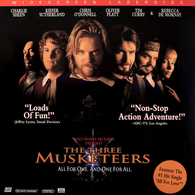 Laserdisc Three Musketeers, The (1993) CLV THX Laserdisc