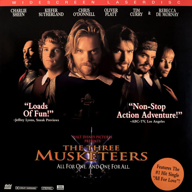 Three Musketeers, The (1993) CLV THX Laserdisc