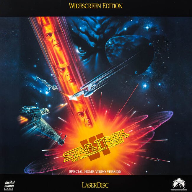 Laserdisc Star Trek VI: Das unentdeckte Land (1991) (Ungeschnitten) CLV THX Laserdisc