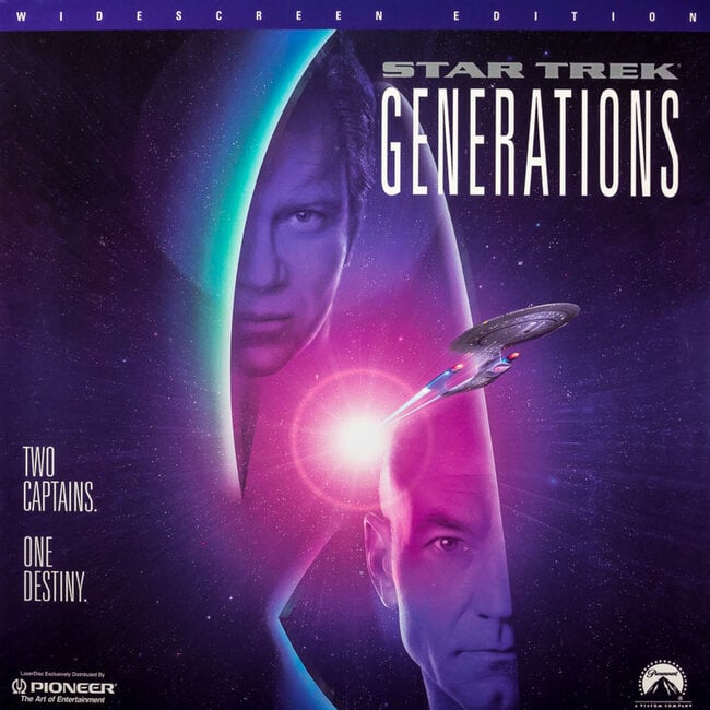 Star Trek VII: Generations (1994) CLV/CAV THX Laserdisc