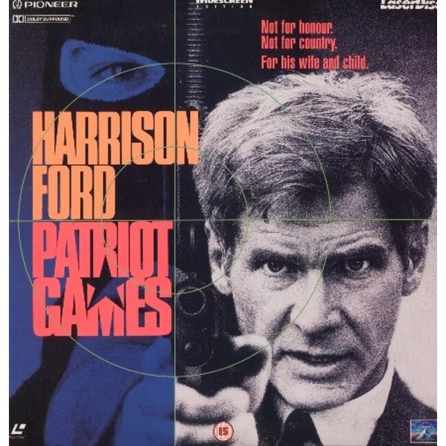 Laserdisc Patriot Games (1992) CLV Laserdisc