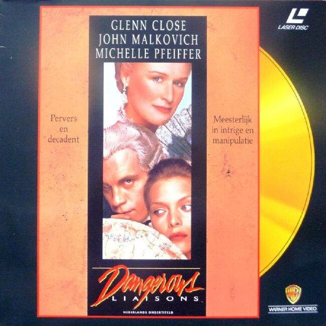 Dangerous Liaisons (1988) CLV Laserdisc