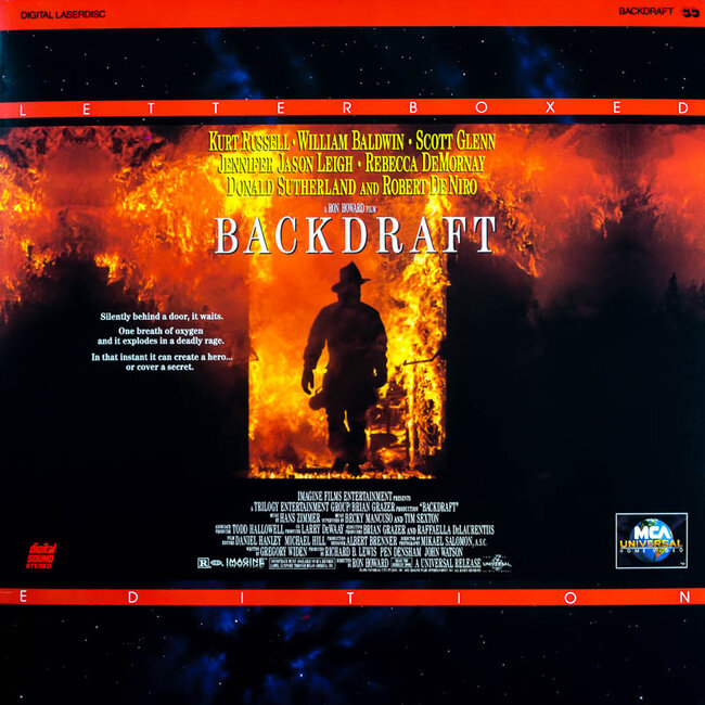 Backdraft (1991) CLV/CAV Laserdisc