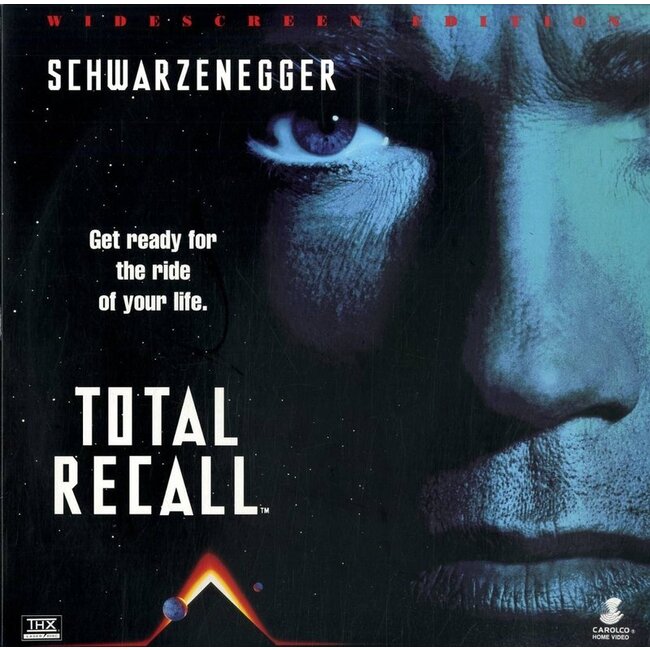 Laserdisc Total Recall (1990) CLV THX Laserdisc