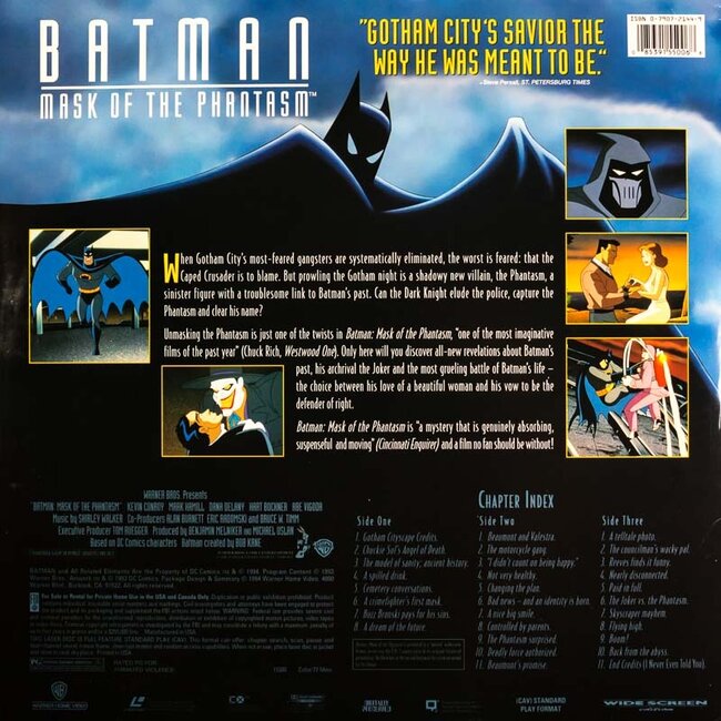 Batman: Die Maske des Phantasmas (1993) CAV Laserdisc