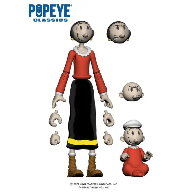 Popeye Actionfigur Wave 01 Olive Oil
