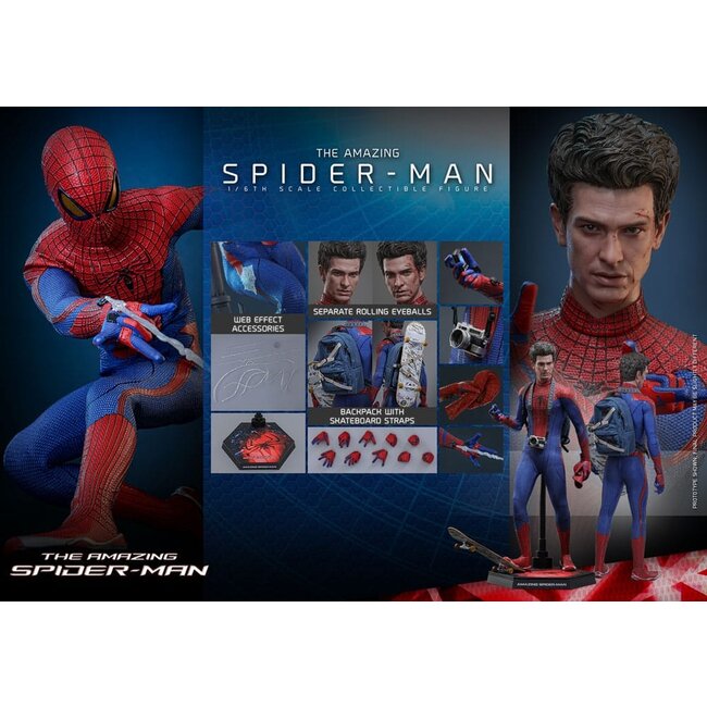 The Amazing Spider-Man Movie Masterpiece Action Figure 1/6 Spider-Man 30 cm