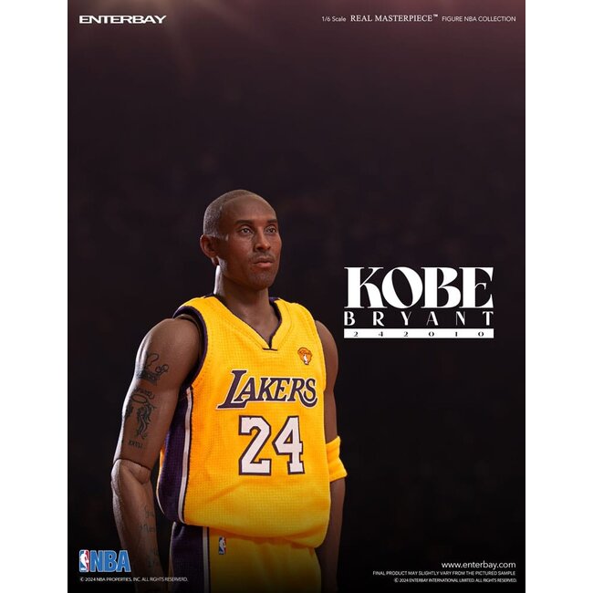 NBA Collection Real Masterpiece Action Figure 1/6 Kobe Bryant Limited Edtition 30 cm