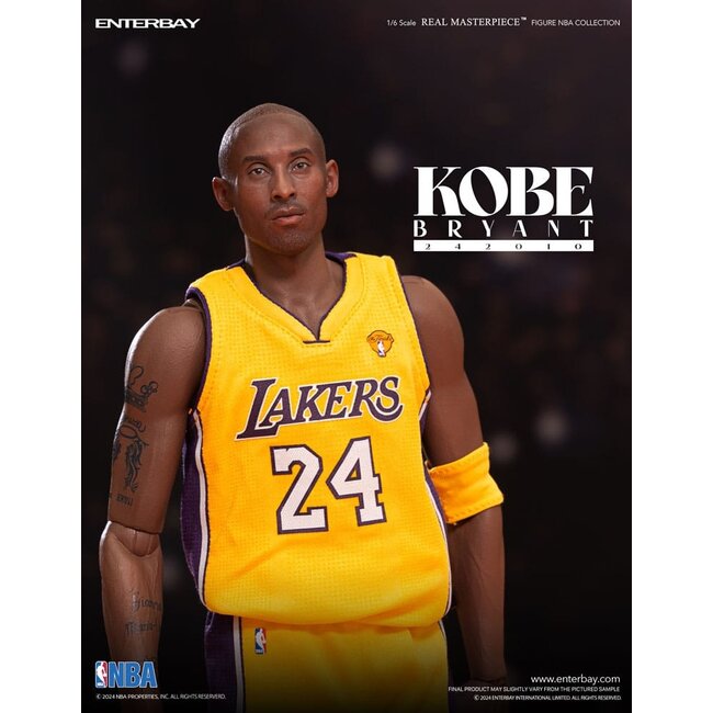 NBA Collection Real Masterpiece Action Figure 1/6 Kobe Bryant Limited Edtition 30 cm