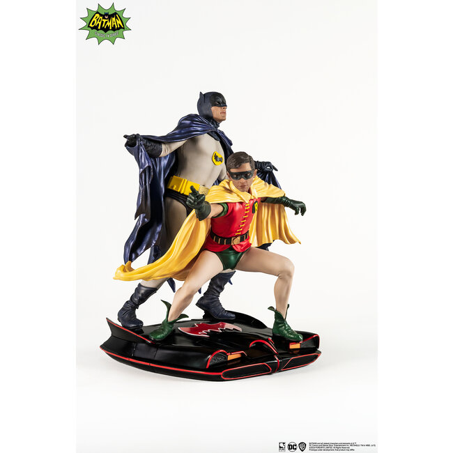 DC Comics PVC Diorama Statue 1/8 Batman & Robin 1966 23 cm