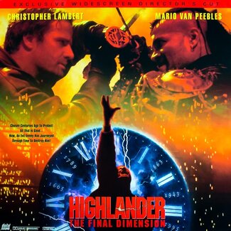Laserdisc Highlander 3: The Final Dimension (1994) (Uncut) CLV Laserdisc