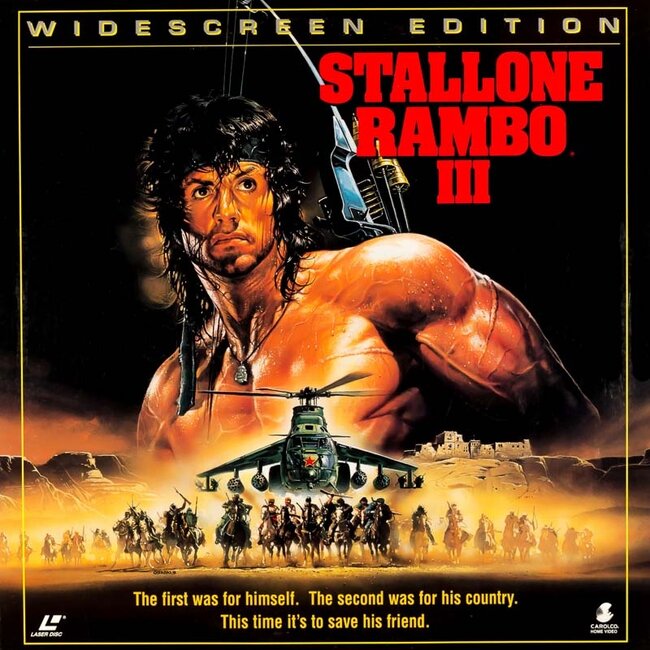 Rambo 3 (1988) CLV Laserdisc