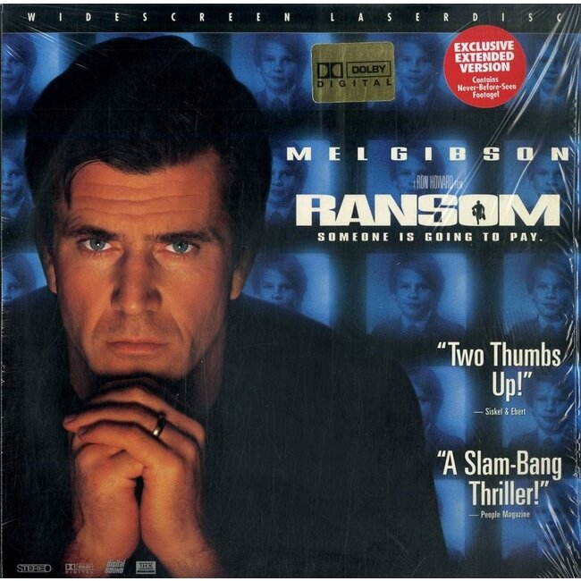 Laserdisc Ransom (1996) (Ungeschnitten) CLV THX Laserdisc