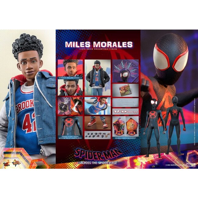 Spider-Man: Across the Spider-Verse Movie Masterpiece Action Figure 1/6 Miles Morales 29 cm