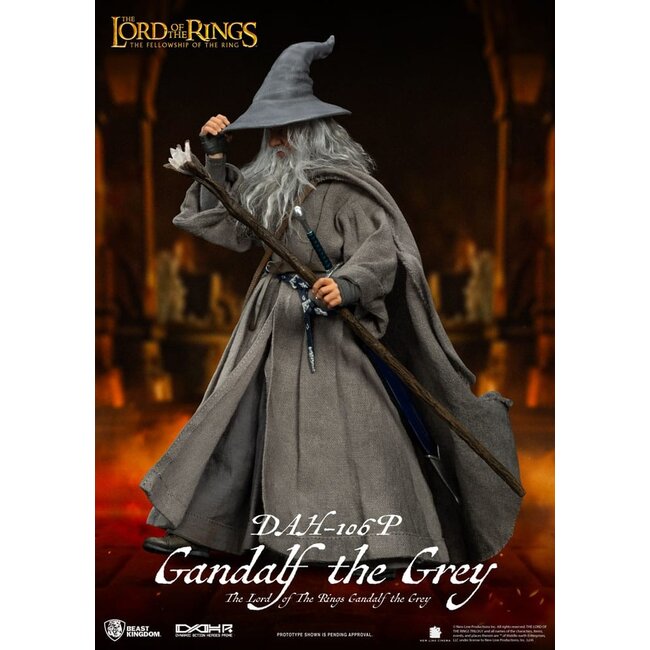 Herr der Ringe Dynamic 8ction Heroes Actionfigur 1/9 Gandalf der Graue 21 cm