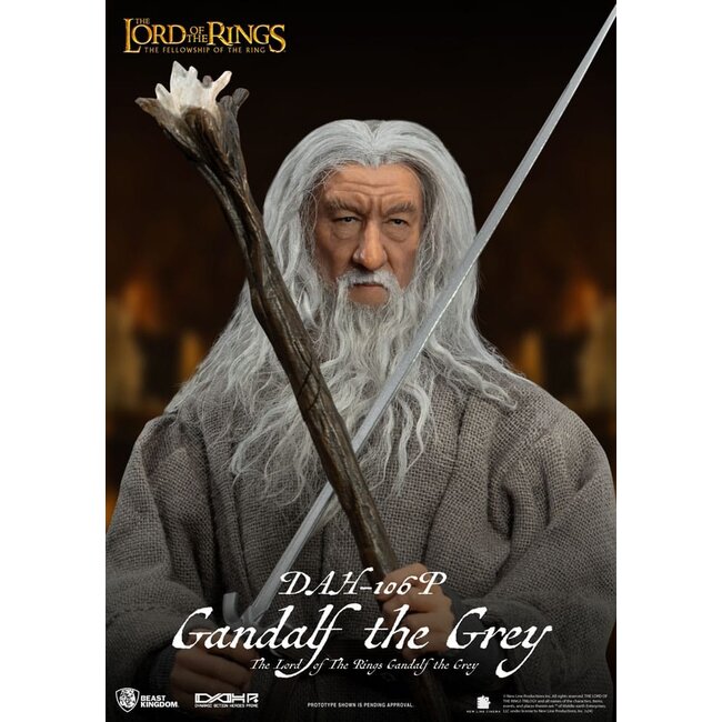 Herr der Ringe Dynamic 8ction Heroes Actionfigur 1/9 Gandalf der Graue 21 cm