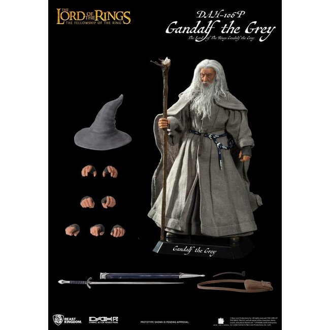 Herr der Ringe Dynamic 8ction Heroes Actionfigur 1/9 Gandalf der Graue 21 cm