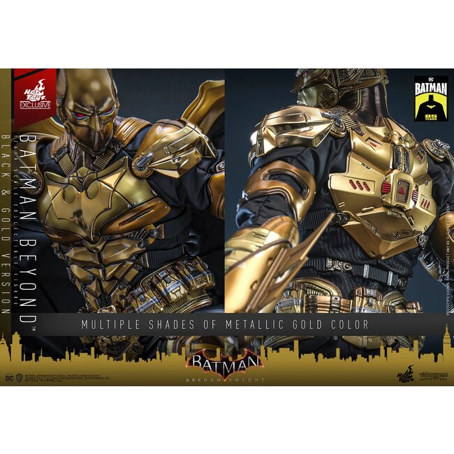 Batman: Arkham Knight Videogame Masterpiece Actionfigur 1/6 Batman Beyond (Schwarz-Gold-Version) 32 cm