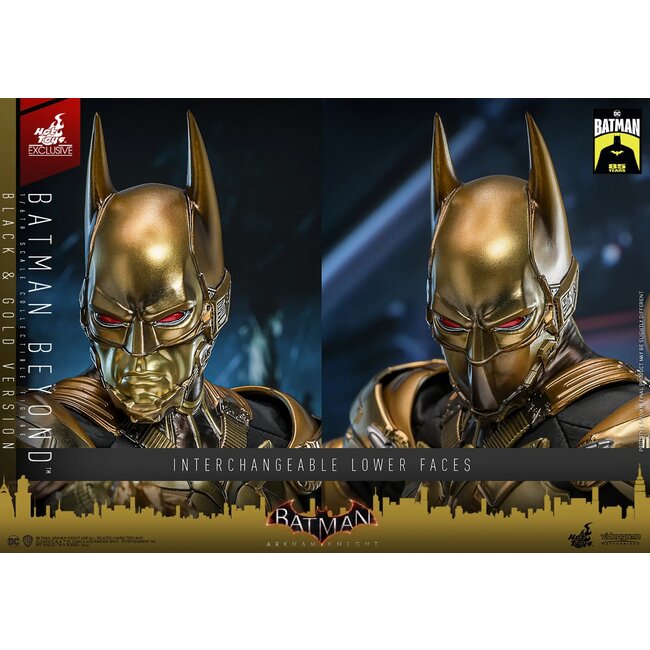 Batman: Arkham Knight Videogame Masterpiece Actionfigur 1/6 Batman Beyond (Schwarz-Gold-Version) 32 cm