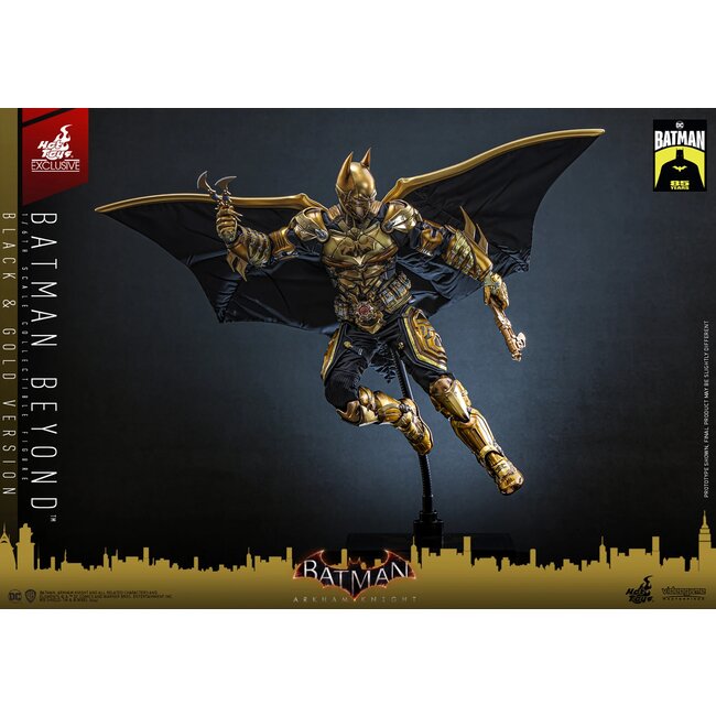 Batman: Arkham Knight Videogame Masterpiece Actionfigur 1/6 Batman Beyond (Schwarz-Gold-Version) 32 cm