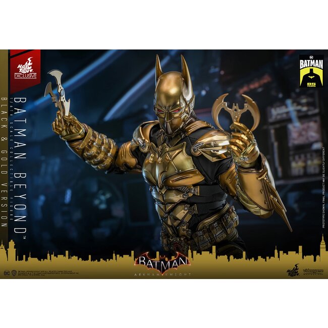 Batman: Arkham Knight Videogame Masterpiece Actionfigur 1/6 Batman Beyond (Schwarz-Gold-Version) 32 cm