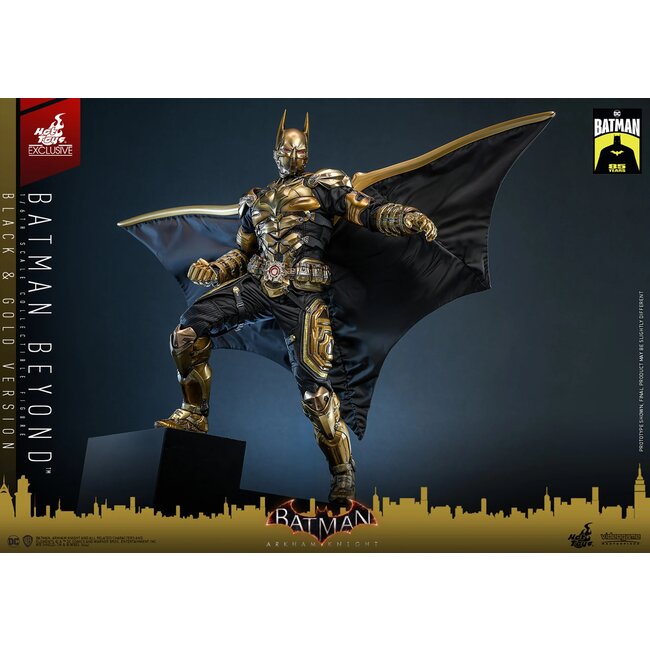 Batman: Arkham Knight Videogame Masterpiece Actionfigur 1/6 Batman Beyond (Schwarz-Gold-Version) 32 cm