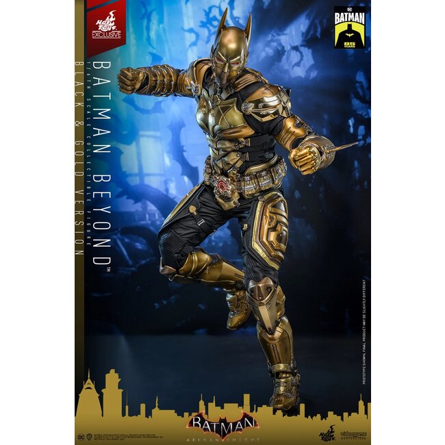 Batman: Arkham Knight Videogame Masterpiece Action Figure 1/6 Batman Beyond (Black & Gold Version) 32 cm