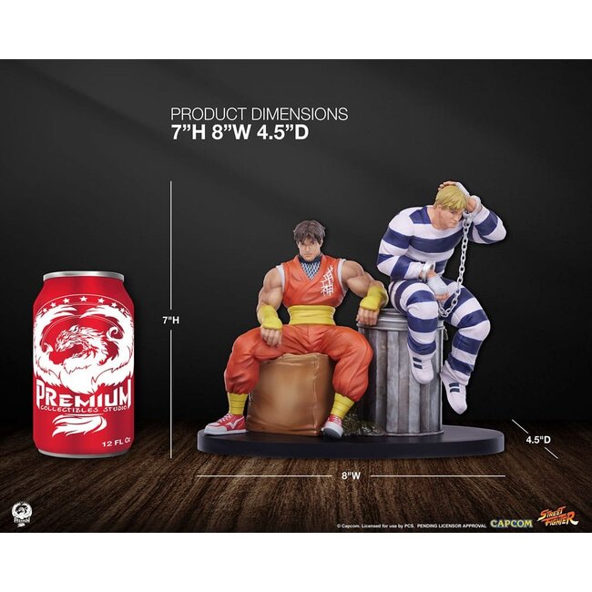 Street Fighter PVC Statue 1/10 Cody & Guy 18 cm