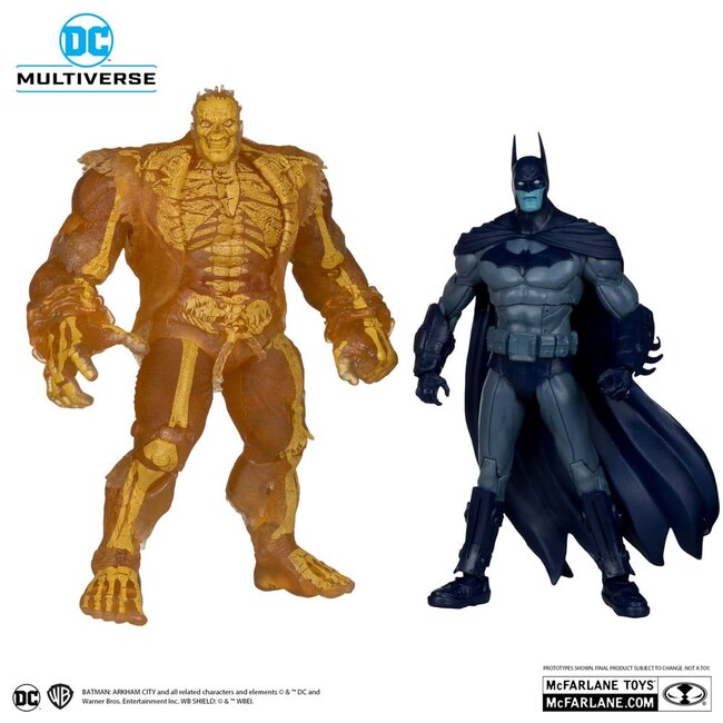 Arham City DC Multiverse Actionfigur Doppelpack Batman & Solomon Grundy (Gold Label) 18 cm
