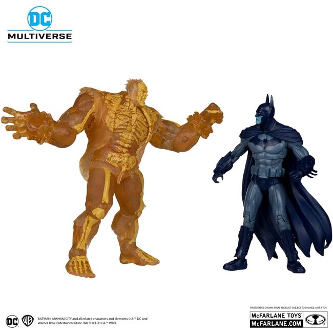 Arham City DC Multiverse Actionfigur Doppelpack Batman & Solomon Grundy (Gold Label) 18 cm