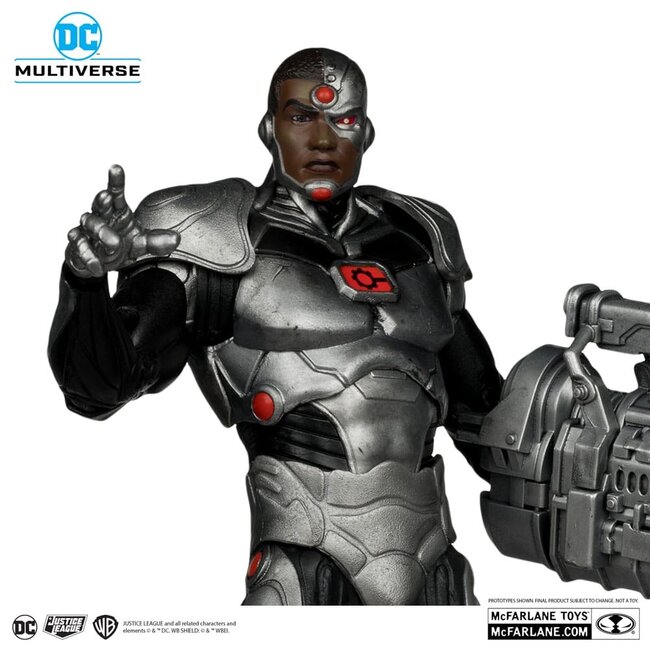DC Multiverse Cyborg (DC Rebirth) Actionfigur, 18 cm