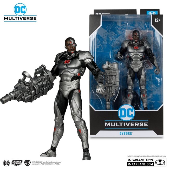 DC Multiverse Cyborg (DC Rebirth) Actionfigur, 18 cm