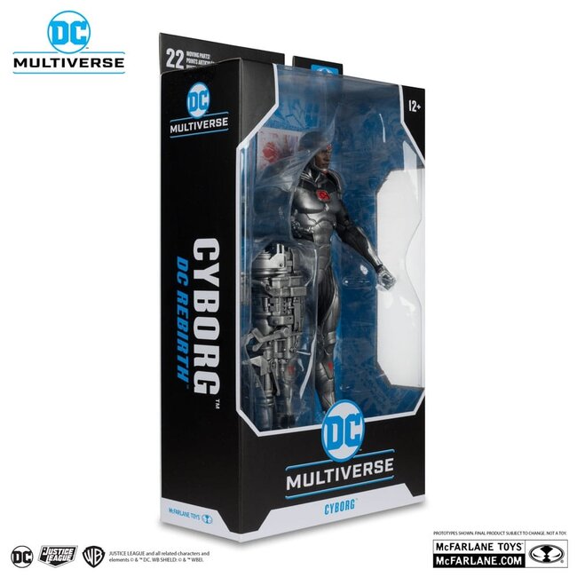 DC Multiverse Cyborg (DC Rebirth) Actionfigur, 18 cm