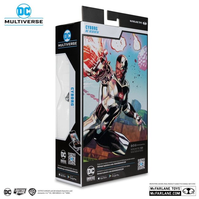 DC Multiverse Cyborg (DC Rebirth) Action Figure 18cm
