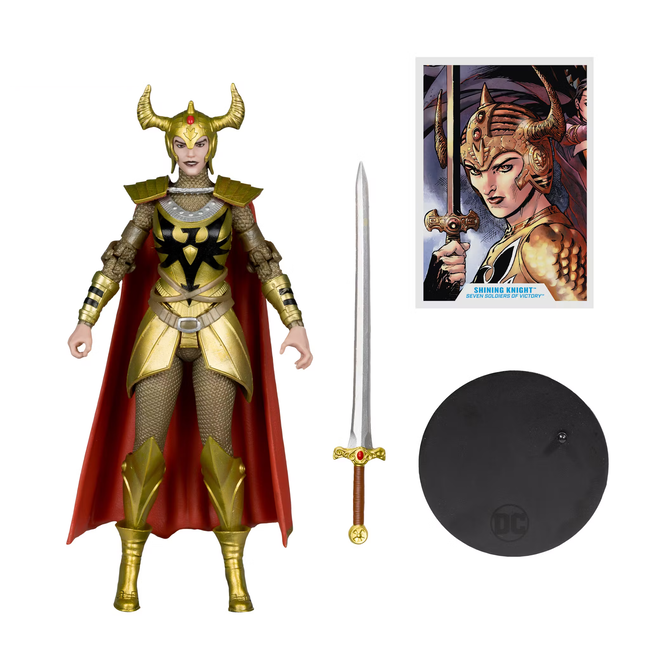 DC Multiverse Shining Knight (Seven Soldiers of Victory) Platinum Edition 18cm