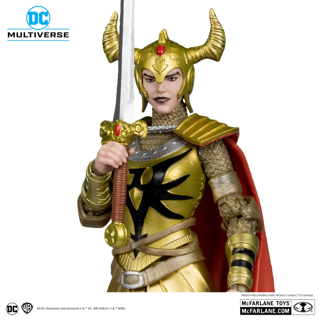 DC Multiverse Shining Knight (Sieben Soldaten des Sieges) Platin-Edition 18 cm