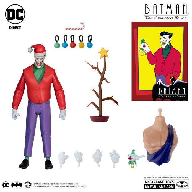 DC Direct Batman: The Animated Series (BAF: Maxie Zeus) Set (4) 18 cm