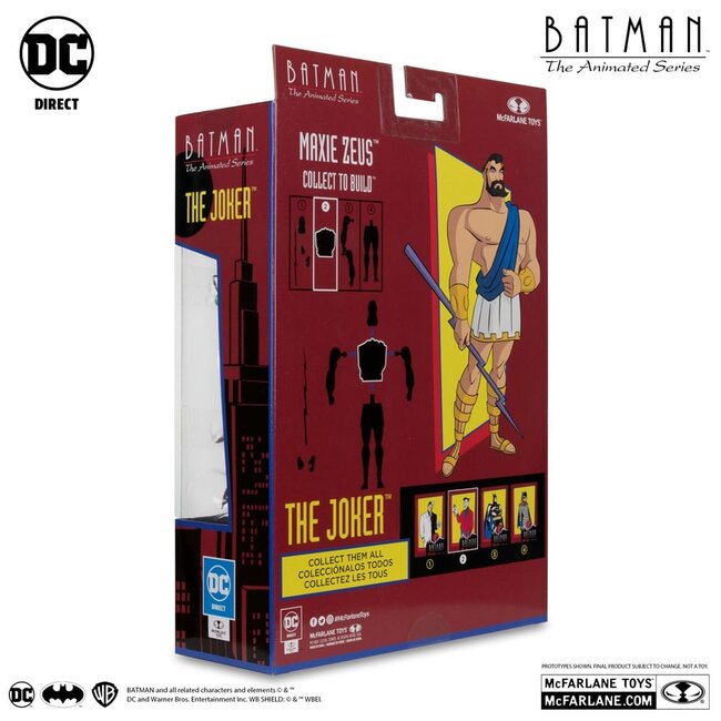 DC Direct Batman: The Animated Series (BAF: Maxie Zeus) Set (4) 18 cm