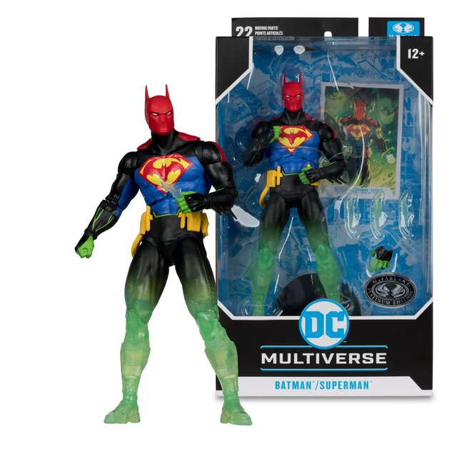 DC Multiverse Batman/Superman Fusion Platinum Edition (Batman/Superman: World's Finest) 18cm
