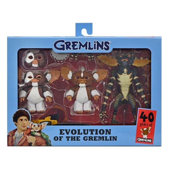 NECA  Gremlins Action Figures Evolution of a Gremlin 40th Anniversary Box Set 18 cm