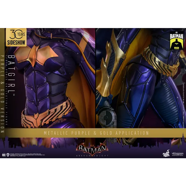 Batman Arkham Knight Videogame Masterpiece Actionfigur 1/6 Batgirl (Lila und Gold Version) Exklusiv 30 cm