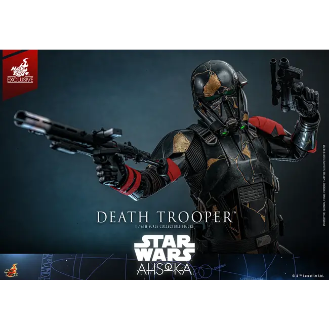 Star Wars: Ahsoka Television Masterpiece Actionfigur 1/6 Death Trooper Hot Toys Exklusiv 31 cm