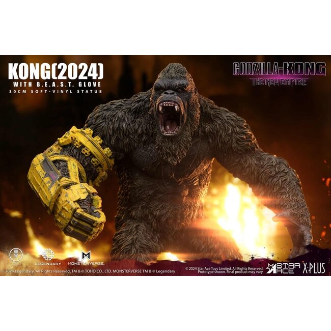 Godzilla vs. Kong: The New Empire Soft Vinyl Statue Kong with B.E.A.S.T. Glove 30 cm