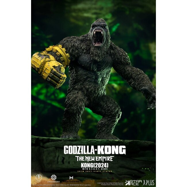 Godzilla vs. Kong: Das neue Imperium Soft Vinyl Statue Kong mit BEAST-Handschuh 30 cm