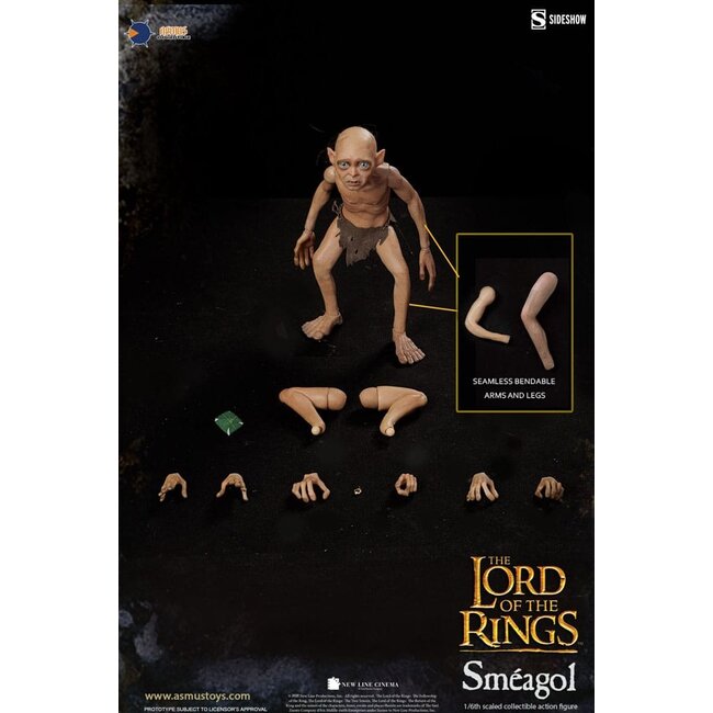 Herr der Ringe Actionfigur 1/6 Sméagol 20 cm
