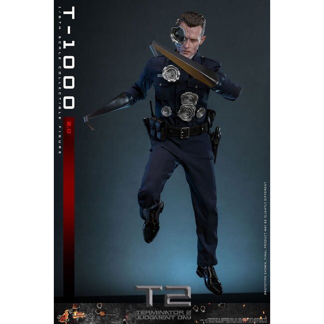 Terminator 2 Movie Masterpiece Actionfigur 1/6 T-1000 (2.0) 31 cm