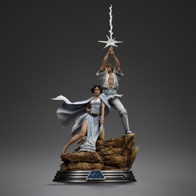 Star Wars Deluxe Art Scale Statue 1/10 Luke und Leia 41 cm