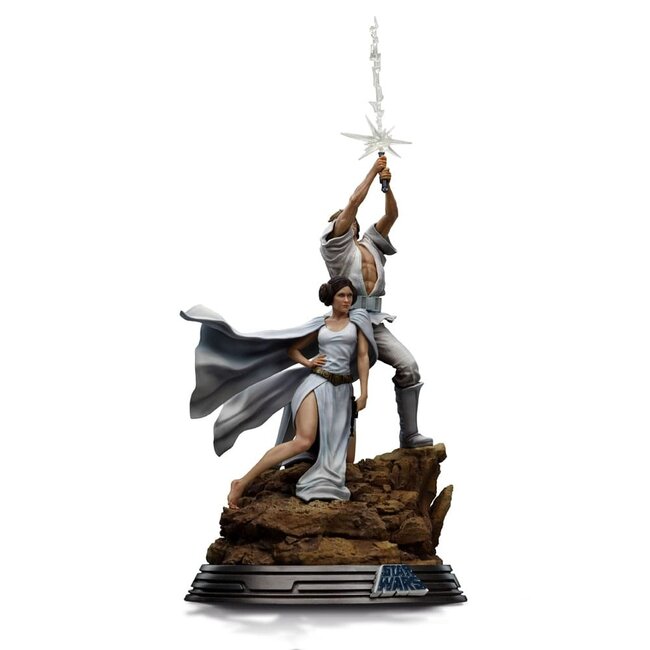 Star Wars Deluxe Art Scale Statue 1/10 Luke und Leia 41 cm