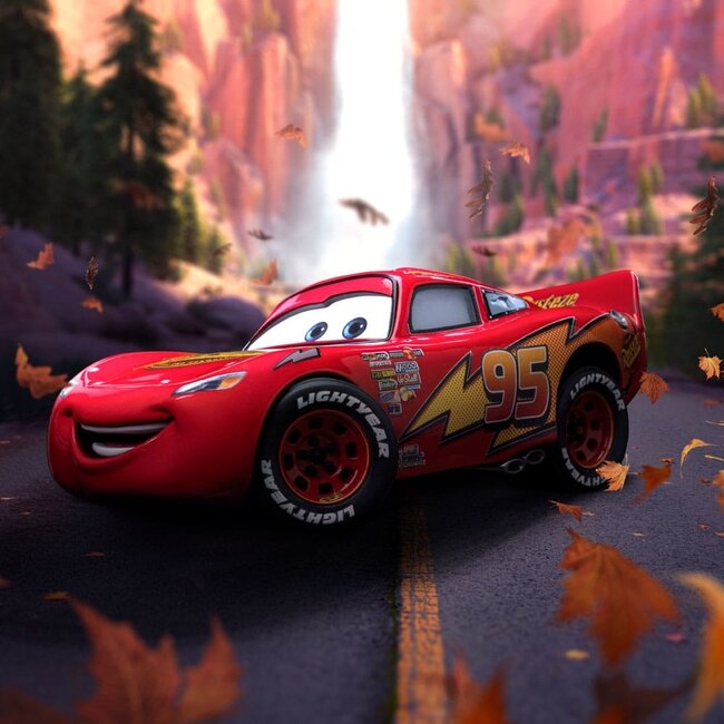 Cars Art Scale Statue 1/10 Lightning McQueen 11 cm